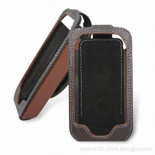 Case for iPod, Made of Genuine Leather or PU Material with Magnetic Button Hasp